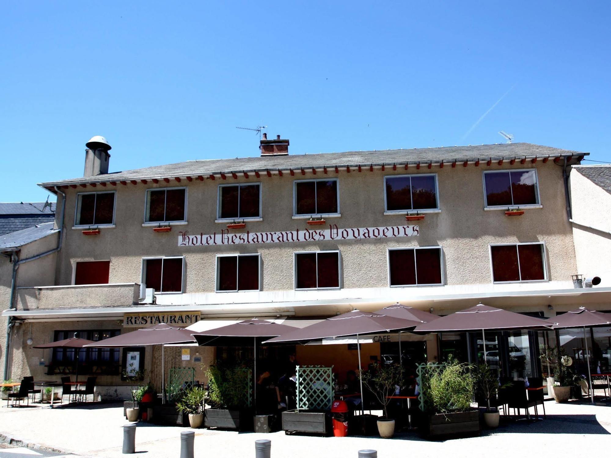 Logis Hotel Restaurant Des Voyageurs Pont-de-Salars Exterior foto